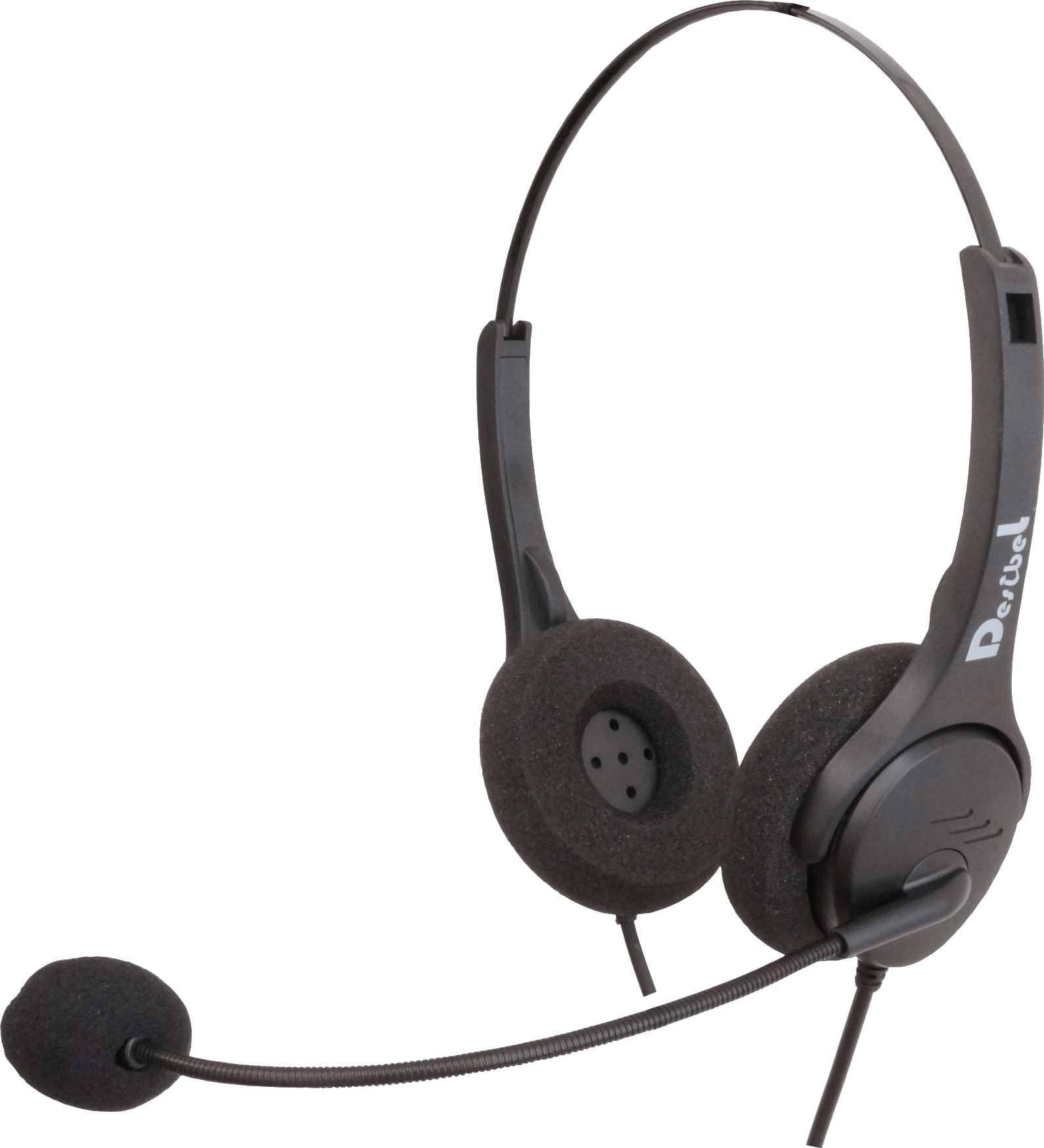 Binaural noise cancelling online headset